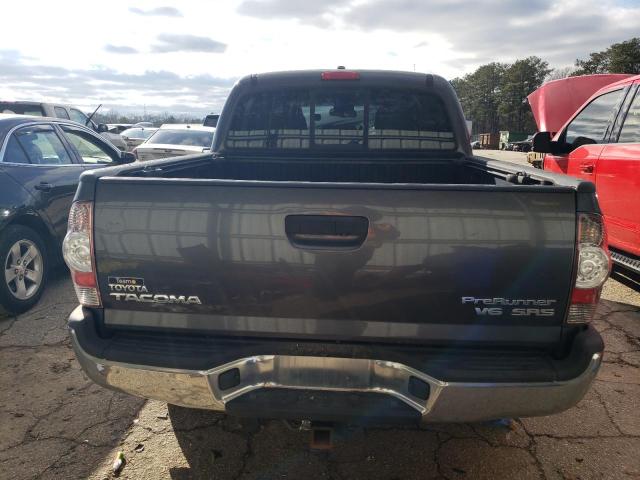 3TMJU4GNXAM102308 - 2010 TOYOTA TACOMA DOUBLE CAB PRERUNNER GRAY photo 6