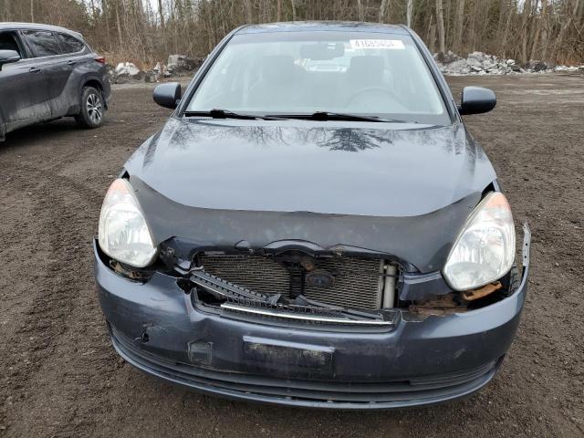 KMHCN4BC1AU454048 - 2010 HYUNDAI ACCENT GLS GRAY photo 5