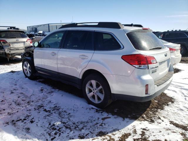 4S4BRDLC6E2224229 - 2014 SUBARU OUTBACK 3.6R LIMITED WHITE photo 2