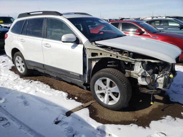 4S4BRDLC6E2224229 - 2014 SUBARU OUTBACK 3.6R LIMITED WHITE photo 4