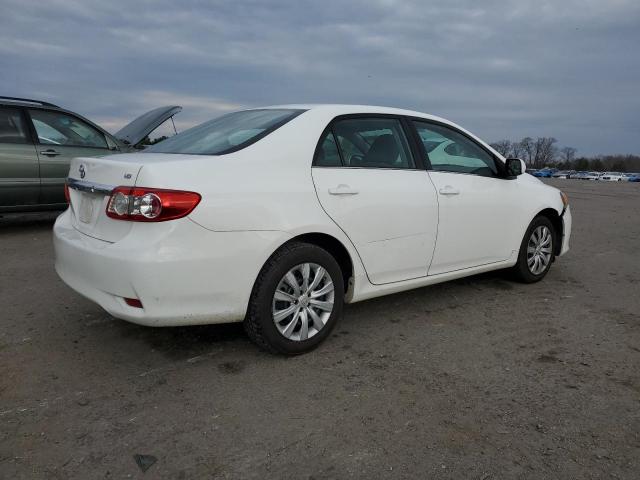 5YFBU4EE8DP202296 - 2013 TOYOTA COROLLA BASE WHITE photo 3