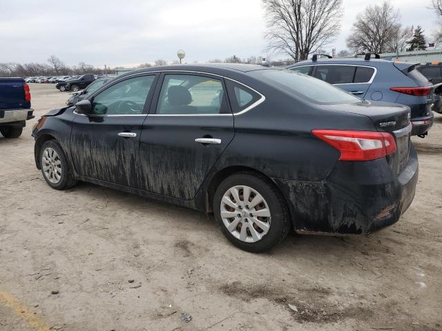 3N1AB7AP6HL697016 - 2017 NISSAN SENTRA S BLACK photo 2