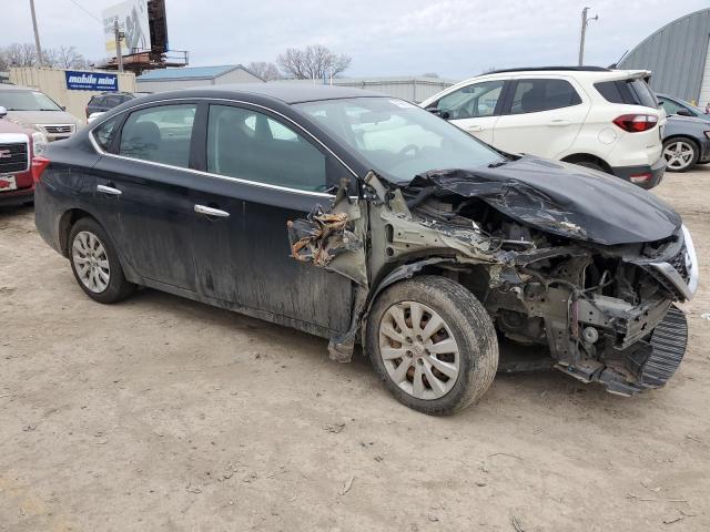 3N1AB7AP6HL697016 - 2017 NISSAN SENTRA S BLACK photo 4