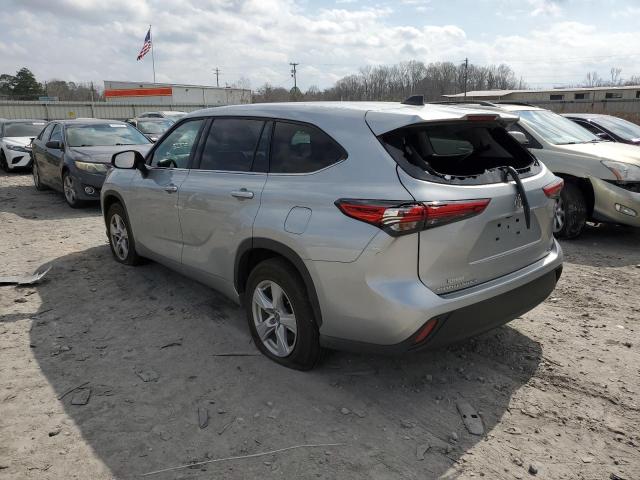 5TDZZRAH1NS556747 - 2022 TOYOTA HIGHLANDER L SILVER photo 2