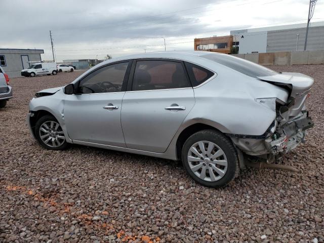 3N1AB7AP8EY238035 - 2014 NISSAN SENTRA S SILVER photo 2