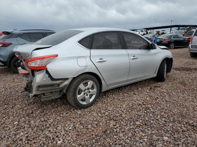 3N1AB7AP8EY238035 - 2014 NISSAN SENTRA S SILVER photo 3