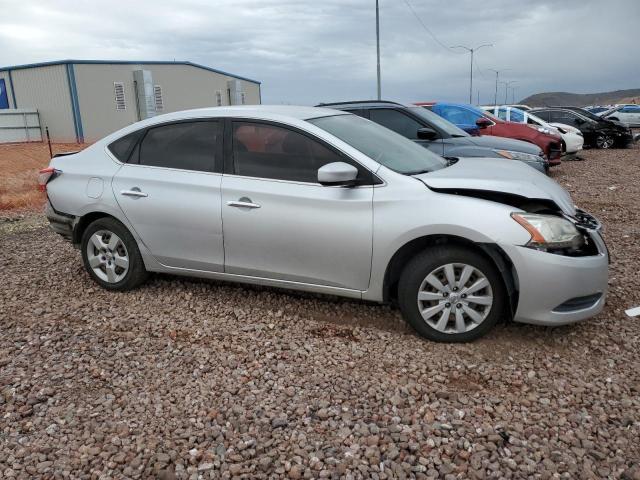 3N1AB7AP8EY238035 - 2014 NISSAN SENTRA S SILVER photo 4