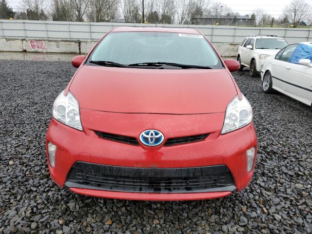 JTDKN3DU5D5546195 - 2013 TOYOTA PRIUS RED photo 5