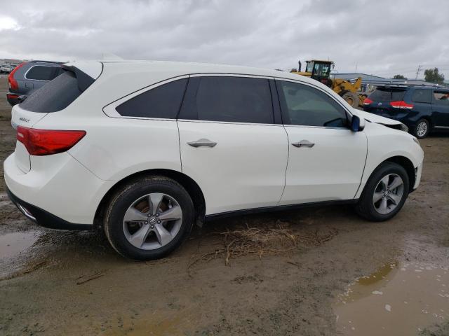 5FRYD3H26GB003574 - 2016 ACURA MDX WHITE photo 3