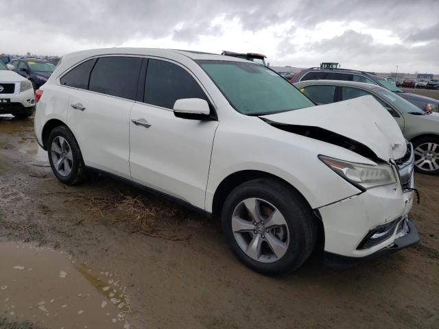 5FRYD3H26GB003574 - 2016 ACURA MDX WHITE photo 4