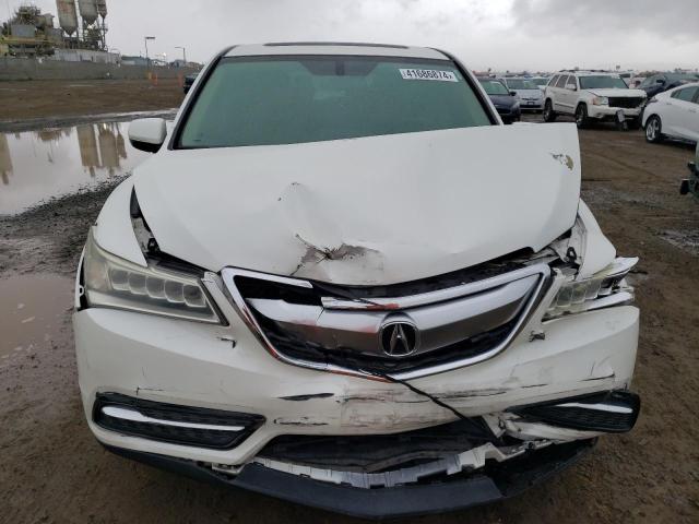 5FRYD3H26GB003574 - 2016 ACURA MDX WHITE photo 5