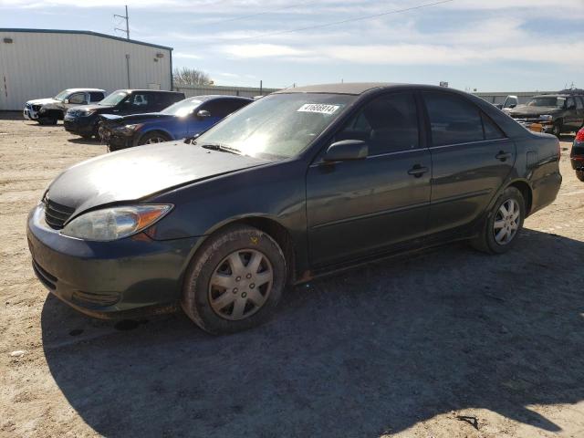 4T1BE32K02U613768 - 2002 TOYOTA CAMRY LE GREEN photo 1