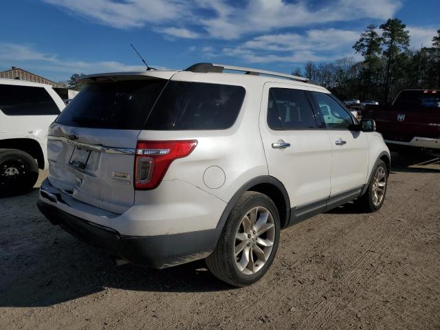 1FM5K7F99DGB81784 - 2013 FORD EXPLORER LIMITED WHITE photo 3