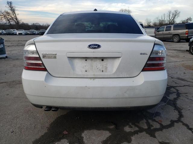 1FAHP24W18G109374 - 2008 FORD TAURUS SEL WHITE photo 6