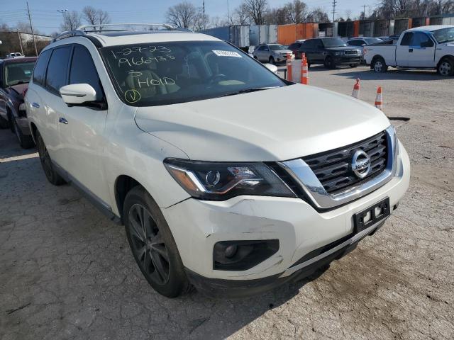 5N1DR2MM5JC617115 - 2018 NISSAN PATHFINDER S WHITE photo 4