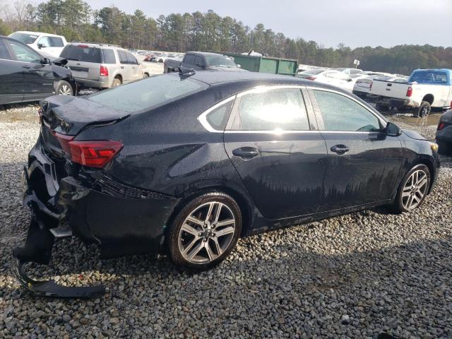 3KPF54AD0ME402991 - 2021 KIA FORTE EX BLACK photo 3