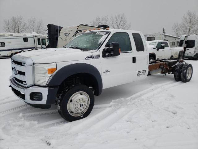 1FD0X5HT5DEB01403 - 2013 FORD F550 SUPER DUTY WHITE photo 1