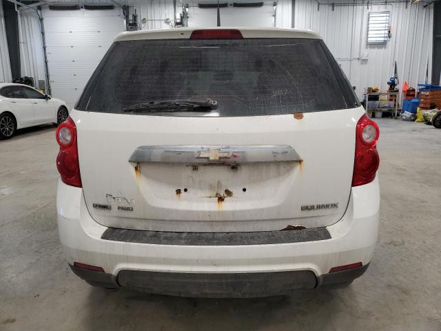 2GNFLCEK0C6184985 - 2012 CHEVROLET EQUINOX LS WHITE photo 6