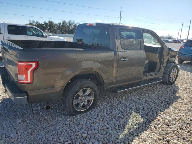 1FTEW1CP0GKF25254 - 2016 FORD F150 SUPERCREW BROWN photo 3