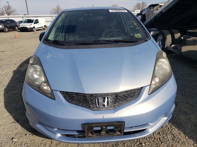 JHMGE8H21AC035357 - 2010 HONDA FIT BLUE photo 5