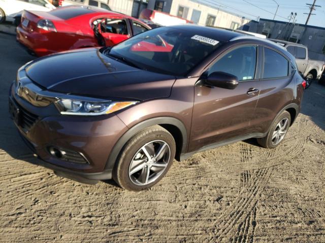 3CZRU5H55NM713502 - 2022 HONDA HR-V EX BROWN photo 1