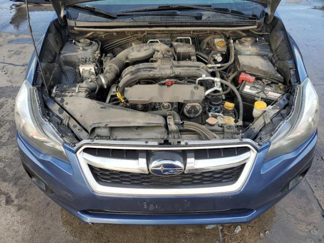 JF1GJAA63DH024133 - 2013 SUBARU IMPREZA BLUE photo 11