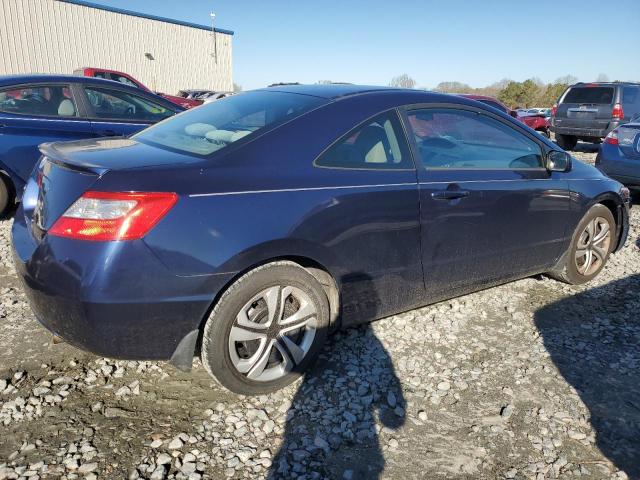 2HGFG12659H524431 - 2009 HONDA CIVIC LX BLUE photo 3