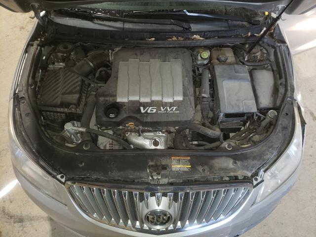 1G4GE5EV0AF106458 - 2010 BUICK LACROSSE CXS SILVER photo 11