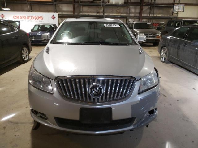 1G4GE5EV0AF106458 - 2010 BUICK LACROSSE CXS SILVER photo 5