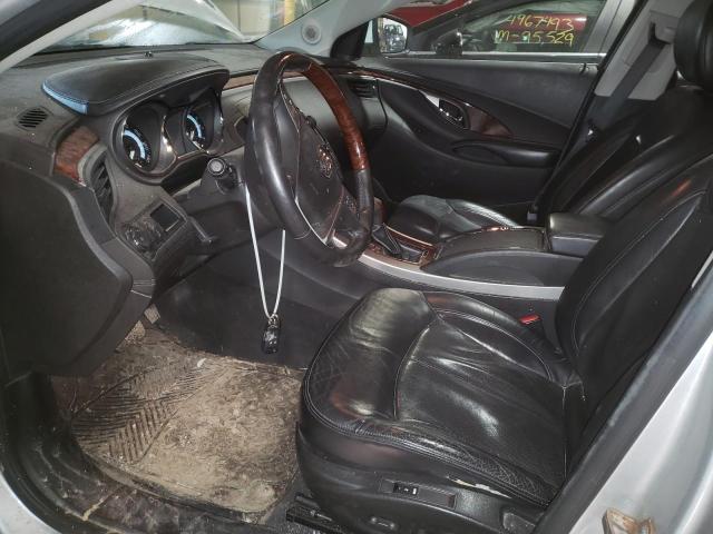 1G4GE5EV0AF106458 - 2010 BUICK LACROSSE CXS SILVER photo 7