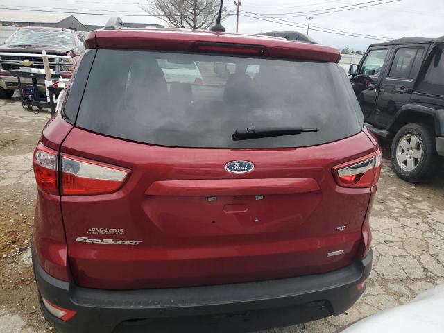 MAJ3S2GE7LC385022 - 2020 FORD ECOSPORT SE Rouge photo 6