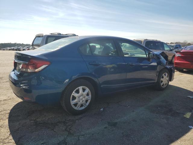 19XFB2F59EE039929 - 2014 HONDA CIVIC LX BLUE photo 3