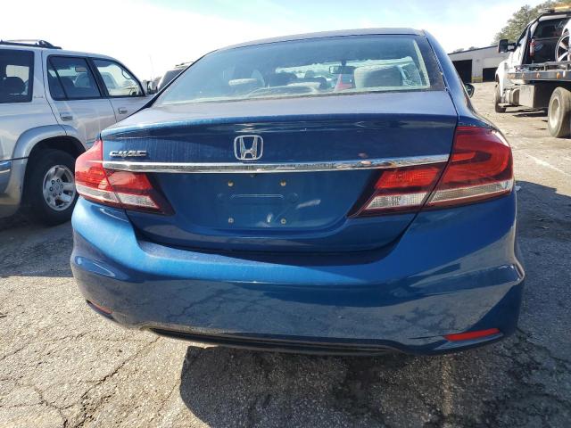 19XFB2F59EE039929 - 2014 HONDA CIVIC LX BLUE photo 6