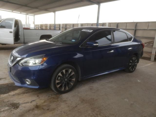 3N1AB7APXGY333649 - 2016 NISSAN SENTRA S BLUE photo 1
