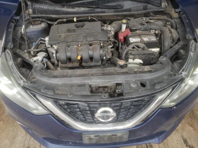 3N1AB7APXGY333649 - 2016 NISSAN SENTRA S BLUE photo 11