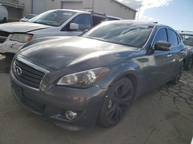 JN1AY1AP8BM520766 - 2011 INFINITI M56 GRAY photo 1