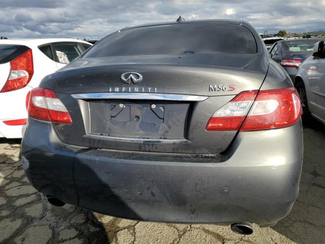 JN1AY1AP8BM520766 - 2011 INFINITI M56 GRAY photo 6