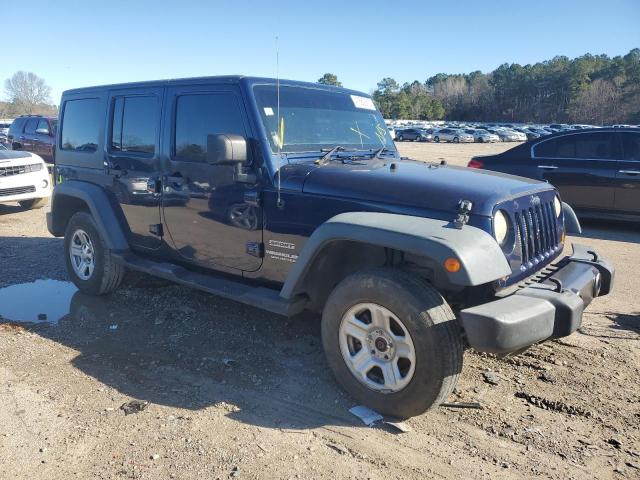 1C4BJWKG3DL560375 - 2013 JEEP WRANGLER U SPORT Blau Foto 4