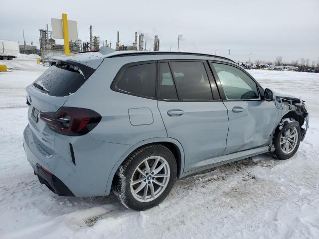 5UX63DP02N9K02841 - 2022 BMW X3 XDRIVE30E GRAY photo 3