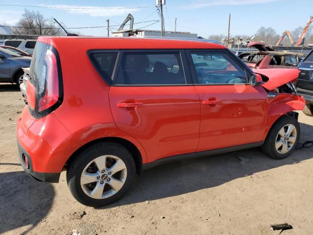 KNDJN2A25K7657274 - 2019 KIA SOUL RED photo 3