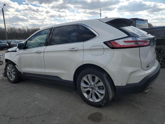 2FMPK3K94LBA07795 - 2020 FORD EDGE TITANIUM WHITE photo 2