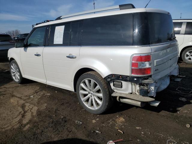 2FMHK6C81KBA24581 - 2019 FORD FLEX SEL WHITE photo 2