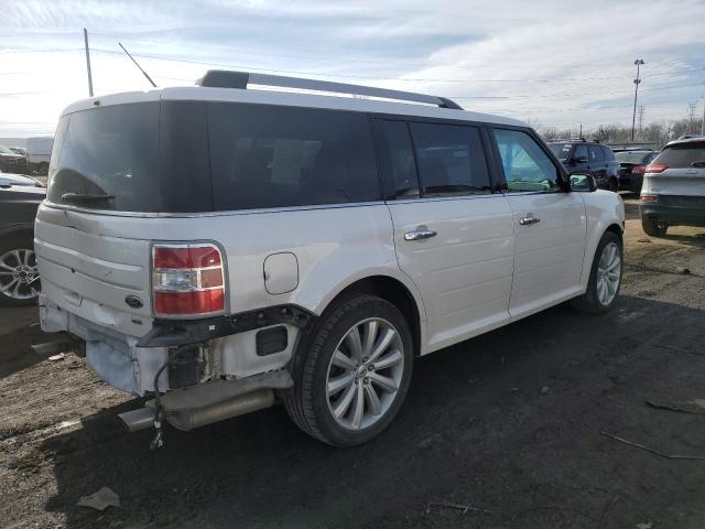 2FMHK6C81KBA24581 - 2019 FORD FLEX SEL WHITE photo 3