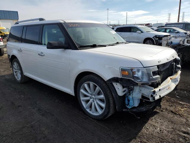 2FMHK6C81KBA24581 - 2019 FORD FLEX SEL WHITE photo 4