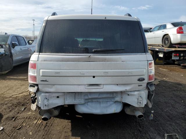 2FMHK6C81KBA24581 - 2019 FORD FLEX SEL WHITE photo 6