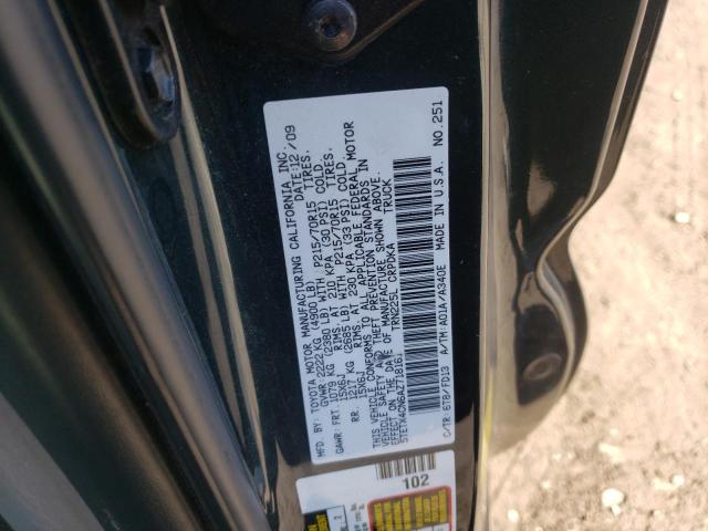 5TETX4CN6AZ718161 - 2010 TOYOTA TACOMA ACCESS CAB მწვანე ფოტო 10