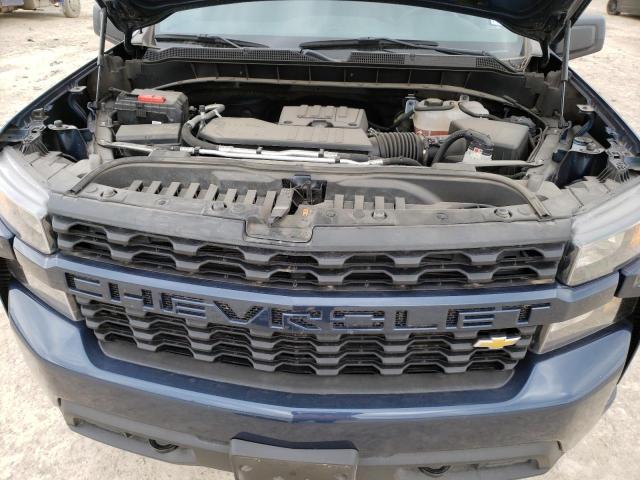 3GCPWBEK4NG133172 - 2022 CHEVROLET SILVERADO C1500 CUSTOM BLUE photo 11