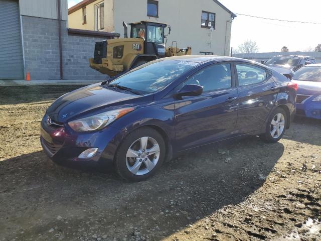 5NPDH4AE9DH414530 - 2013 HYUNDAI ELANTRA GLS BLUE photo 1