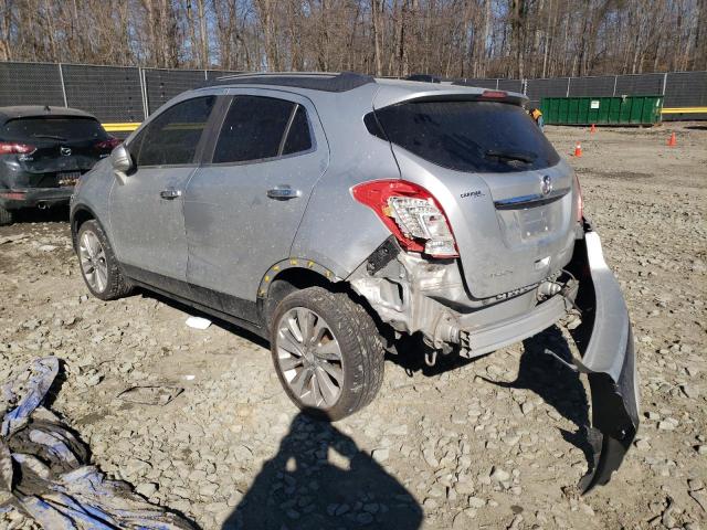 KL4CJASB0HB105016 - 2017 BUICK ENCORE AWD PREFERRED SILVER photo 2