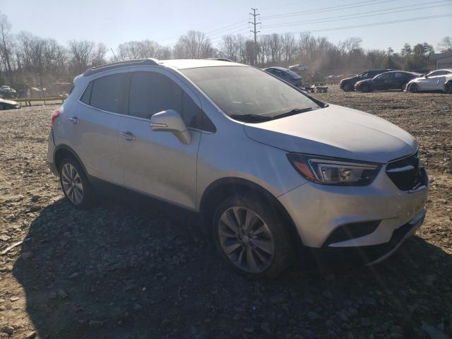 KL4CJASB0HB105016 - 2017 BUICK ENCORE AWD PREFERRED SILVER photo 4